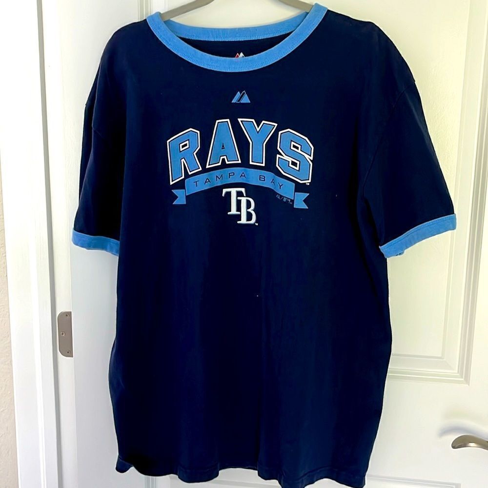 Tampa Bay Rays Authentic MLB Heavyweight Tee Shirt 2010